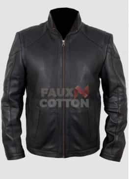 Red 2 Bruce Willis Black Leather Jacket